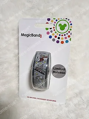 NEW Disney World Main Street USA Trolley Train Gray Magic Band Magicband 2 • $44.95