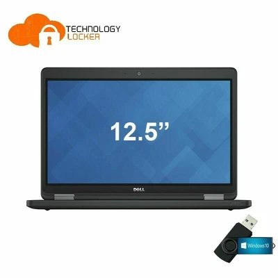 $314.10 • Buy Dell Latitude E7270 Laptop 12.5  I7-6600U 8GB RAM 256GB SSD Win 11 Pro 4G LTE