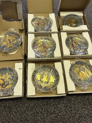 £14.99 • Buy 8 X Royal Worcester Tutankhamun Collectors Plates NEW 