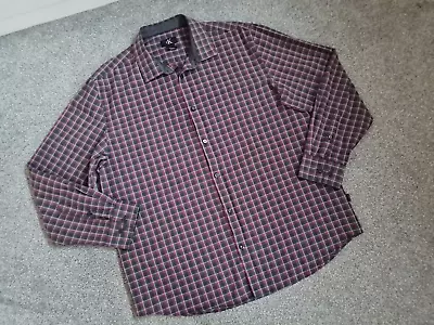 Calvin Klein Men's Vintage Check Long Sleeve Shirt Size L. • £2.99