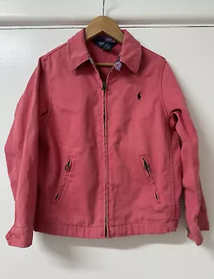 Ralph Lauren Girls Zip Up Collared Size 6 Thick Cotton Jacket • $29