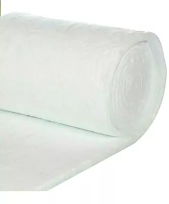 Ceramic Silicate Fibre Fireproof Blanket Insulation High Temperature Mat 96kgm3 • £17.49