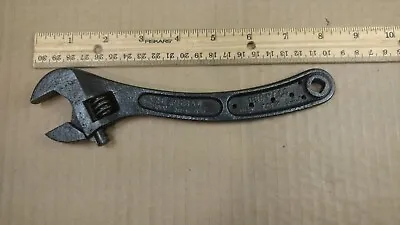 Vintage Bergman Tool MFG. CO. Buffalo NY. USA 8 IN. Queen City Adjustable Wrench • $9.50