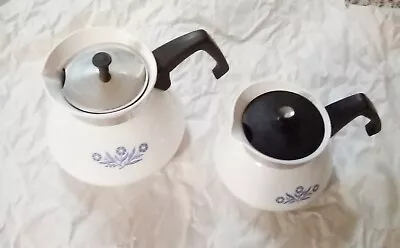 Vintage Corning Teapots- 6-cup/3 Cups- Lot Of 2 • £29.44