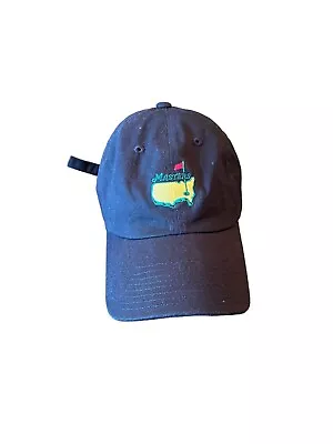 MASTERS  Black American Needle Augusta National Golf Club Adjustable Hat Cap • $16.09