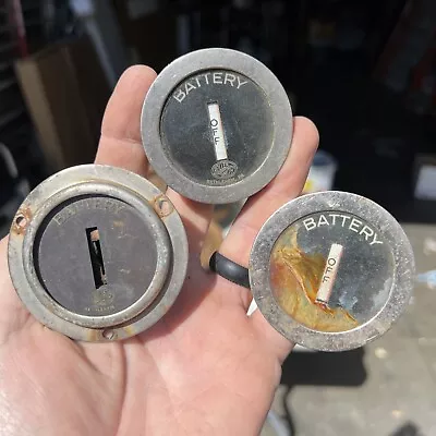 (Lot Of 3) VINTAGE AUTOMOBILE BATTERY GAUGES - ROLLER SMITH Model A Ford Chevy • $29