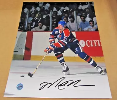 Mark Messier Edmonton Oilers Signed Autographed 8x10 Photo • $69.99