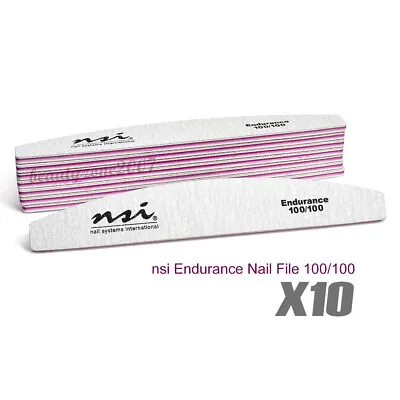 Nsi Endurance Nail File 100/100 X 10 Pcs • $14.95