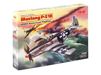 ICM 48154 WWII American Fighter Mustang P-51K 1/48 • $23.25