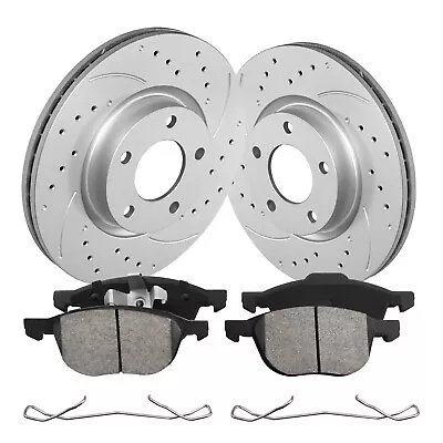 Front Disc Brake Rotors + Brake Pads For 2004 - 2010 2011 2012 Mazda 5 Mazda 3 • $86.12