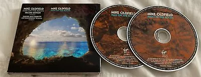 Mike Oldfield Deluxe 2 Cd Man On The Rocks • £22.50