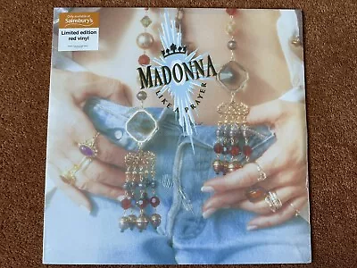 Madonna LIKE A PRAYER 12” Sainsbury’s Uk Exclusive Limited Ed Red Vinyl SEALED • $125.06