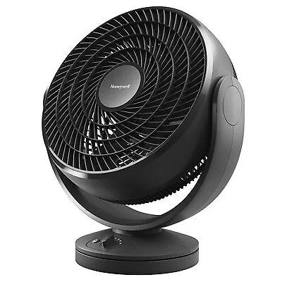 Honeywell Small HF710 Turbo Force Oscillating Floor Fan Black • $29.99