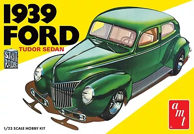 1/25 Scale Model Kit NEW 1939/1940 Ford Tudor Sedan-Street Rod Series By AMT1434 • $29.95