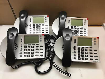 Lot Of 4 Shoretel IP 230G Silver VoIP 3-Line Business Office IP Phones • $29.99