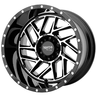 Fits Moto Metal BREAKOUT Gloss Black Machined 20x10  Jeep Rim 5x127 5X5 -18 Each • $345