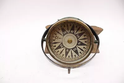 F Antique Nautical Gimbal Ships Compass In Box • $5.23