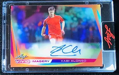 2022 Leaf Vivid Imagery Auto Orange Xabi Alonso Spain 1/3 • $149