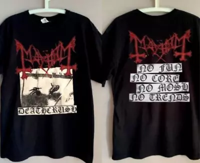 Mayhem Deathcrush T Shirt GIFT Dad Double Side Shirt New - New • $28.49