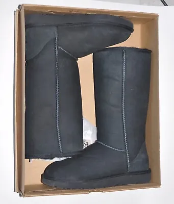 New UGG Women’s Classic Tall II Black Winter Boots Size 8M With Box • $179