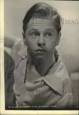 1938 Press Photo Young Actor Mickey Rooney - Lrx04688 • $19.99