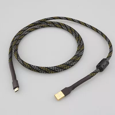 Hi-Fi USB Type C Cable HiFi USB Type A To C Audio Data Cable DAC Mobile Tablet • $28.80