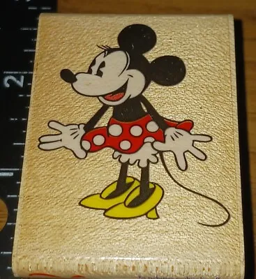 Mickey Mouse Disneycasual Minnieblue Ink SpotRubber Stampede(C18)  • $12