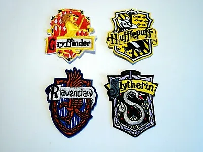 $7.99 • Buy 1x Harry Potter School Patches Embroidered Cloth Applique Iron Sew On Gryffindor