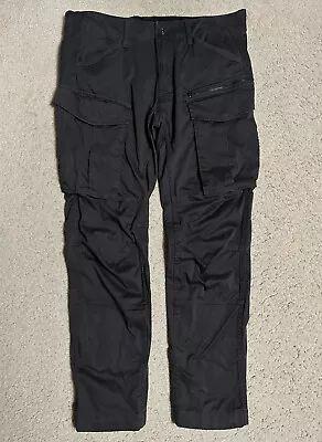 G-Star Raw Rovic Zip 3D Straight Tapered Fit Cargo Pants Dark Grey 36 W X 32 L • $75