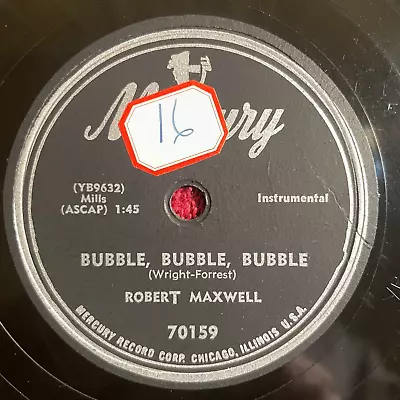 ROBERT MAXWELL Mercury 70159 78rpm (Jazz 1953) • $9.69