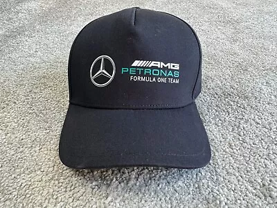 Mercedes AMG Petronas Formula One Team - Racer Hat - Black - Unisex - Size: One • $29.99