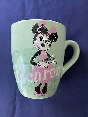 Disney Parks Epcot France Minnie Mouse Sweet Macarons Coffee Mug NWT • $34.99