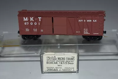 N Scale Kadee 29040 MKT 40' 1 & 1/2 Door Boxcar 67001 C40333 • $19.99