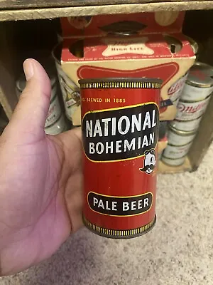 National Bohemian Pale Beer Flat Top Beer Can Mr Boh • $130