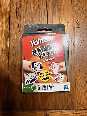 New Sealed 2009 Hasbro Yahtzee Hands Down Family Card Game Fun... • $8