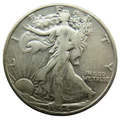 1944-D United States Of America Silver $1/2 Half Dollar Coin • £19.95