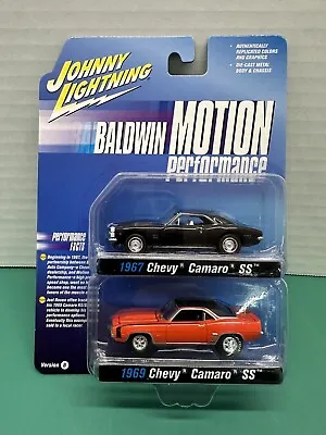 Johnny Lightening Baldwin Motion Performance 1967 & 1969 Chevy Camaro SS (29) • $10