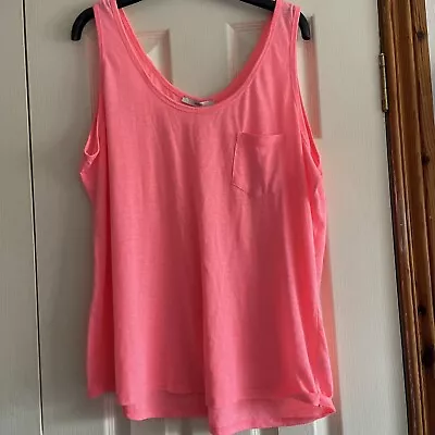 Pink Vest Top Size 20 • £1