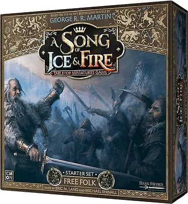 A Song Of Ice And Fire Miniatures Game Free Folk Starter Set NIB -clearance- • $60