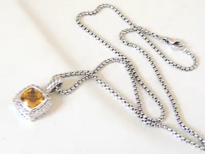 David Yurman Albion Citrine Diamond Necklace • $499.99