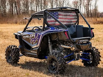 Honda Talon UTV Old Glory Flag Rear Dust Screen & UV Protect Fits On Rear Window • $150