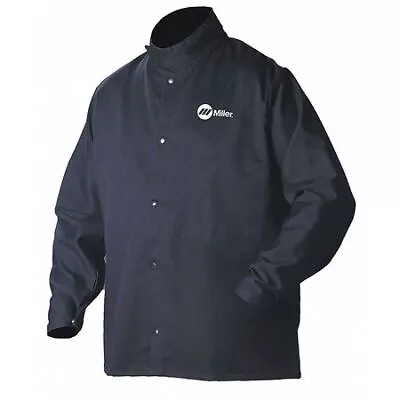 Miller Electric 244755 Arcarmor Welding JacketNavyCotton/Nylon3Xl • $48.85