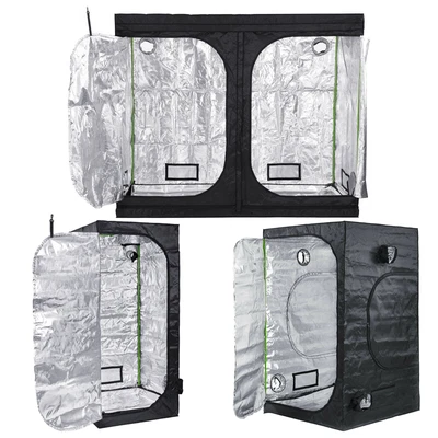£67.50 • Buy Grow Tents Hydroponics Silver Mylar Dark Room Grow Light Indoor Garden UK