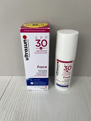 ULTRASUN SPF 30 Anti Ageing Face For Sensitive Skin NEW In Box • £9