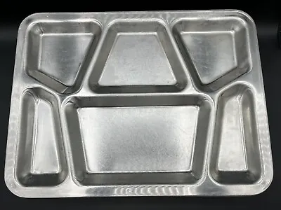 Metal Cafeteria Food Tray From Boeing 140 School Cafeteria Military Lunch Tray • $10.95