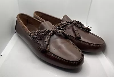 Polo Ralph Lauren Roberts Leather Loafers Driving Shoes ~ Men’s Size 10 D • $24.99