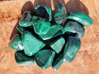 Malachite Tumble Stone  Quartz Crystal • £5.60