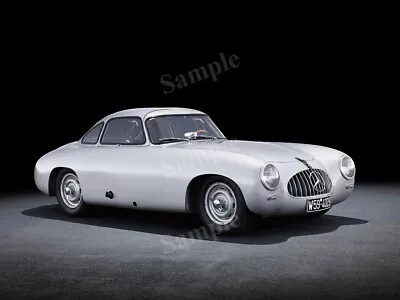 Retro Mercedes-Benz 1952-53 300 SL Silver High Res Wall Decor Print Photo Poster • $7.98