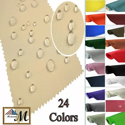 Canvas Fabric Waterproof Outdoor 56 /60  Wide 600 Denier 24 COLORS By The Yards • $6.99