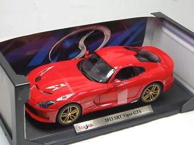 2013 Dodge Viper Srt  Gts Red  New In Box 1:18. • $49.99